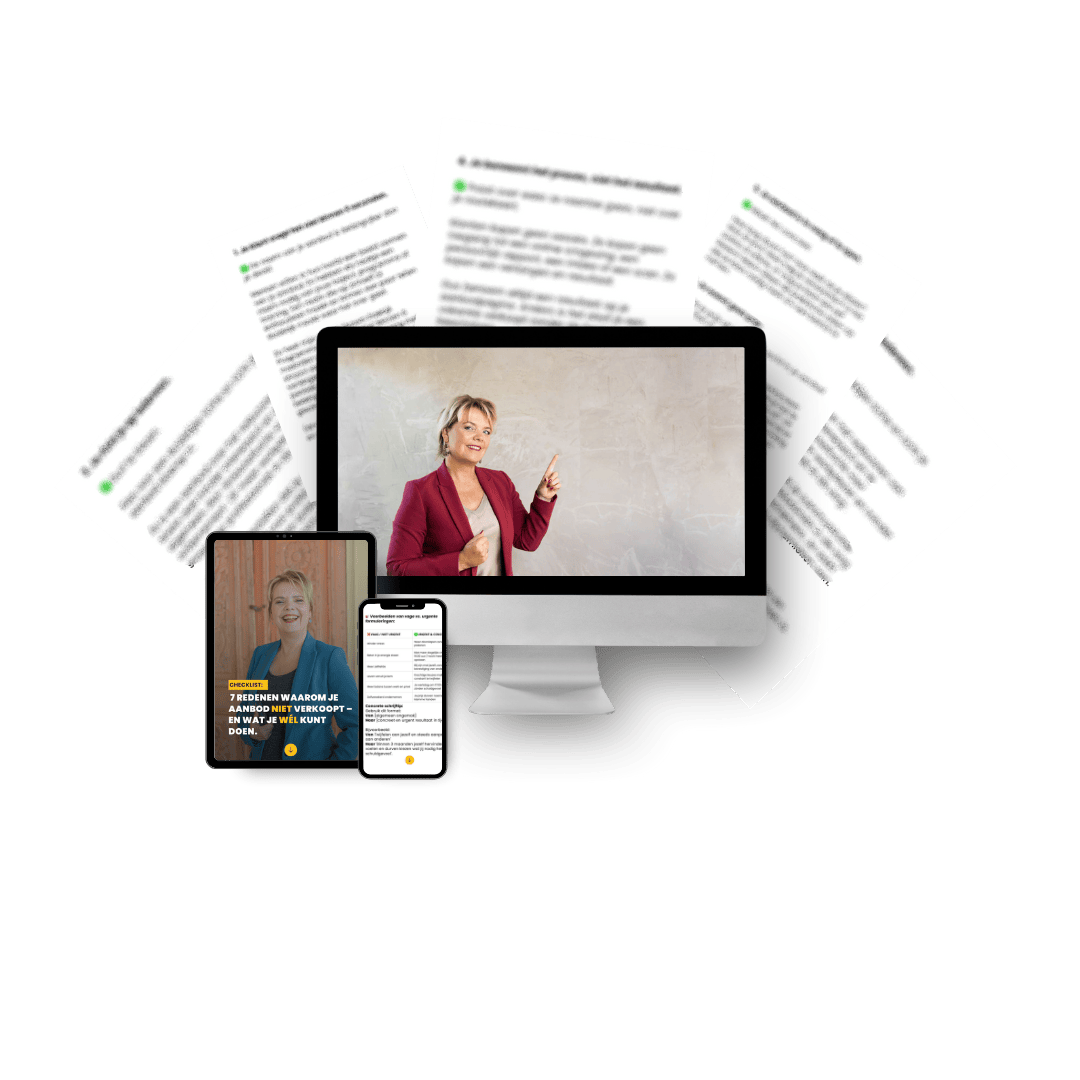 Checklist “7 Signalen dat je aanbod niet verkoopt — en wat je wél kunt doen”